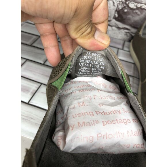 Olukai Nohea Mesh Green Textile Comfort Casual Loafers Shoes Men Sz 11M US/44EU - Picture 10 of 16